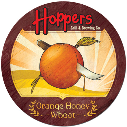 Orange Honey Wheat Coaster
