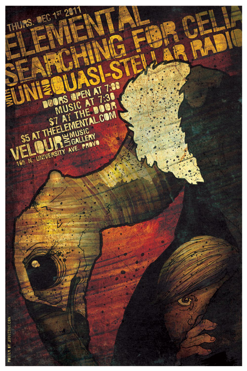 Vulture Boy Concert Poster