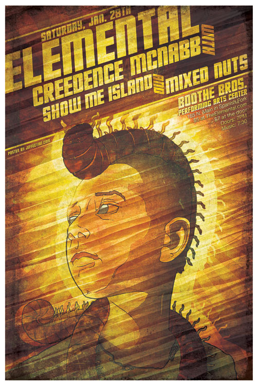 Boothe Bros Concert Poster